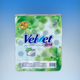 Ρολό υγείας δίφυλλο Velvet ανάγλυφο γκοφρέ 70gr 40άρι